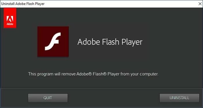 Adobe Flash Player — skærmbillede 2